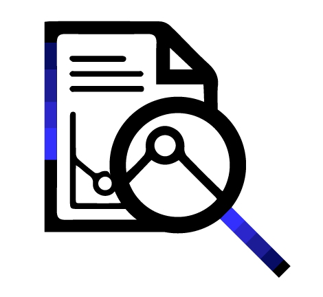 Magnifying Glass Data Icon